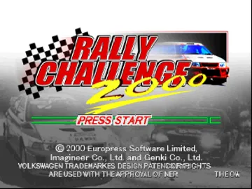 Rally Challenge 2000 (USA) screen shot title